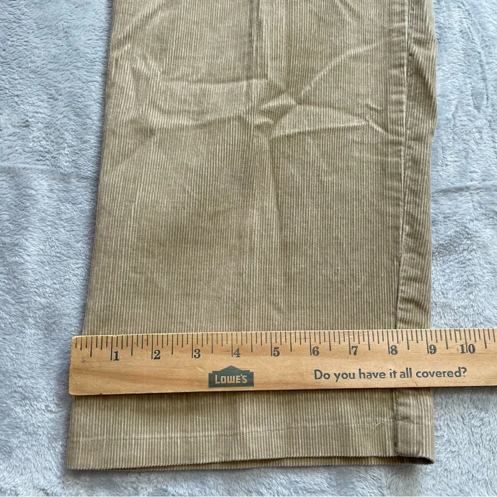 Polo Ralph Lauren Pants 38x32 Men’s Corduroy Khaki‎ Pleated Vintage